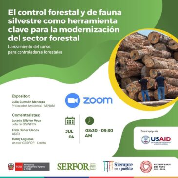 Lanzamiento del curso para controladores forestales