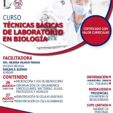 Curso: Técnicas básicas de laboratorio en Biología