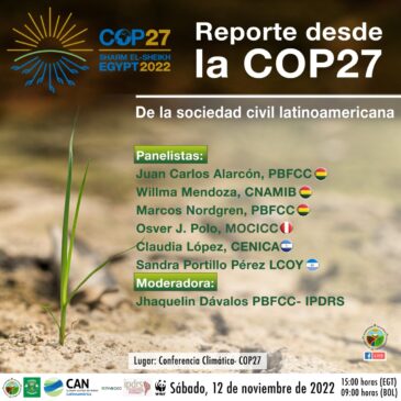 Reporte desde la COP27