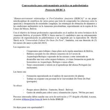 Convocatoria