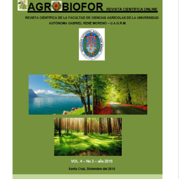 Revista AGROBIOFOR Vol. 4 No. 2 -2015
