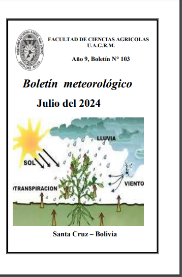 Boletín meteorológico julio 2024