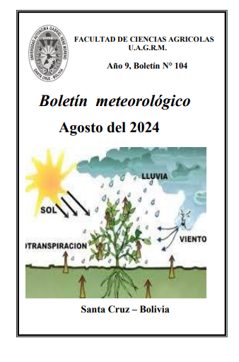 Boletin agrometeorológico – Agosto 2024