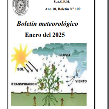 Boletín meteorológico Enero del 2025