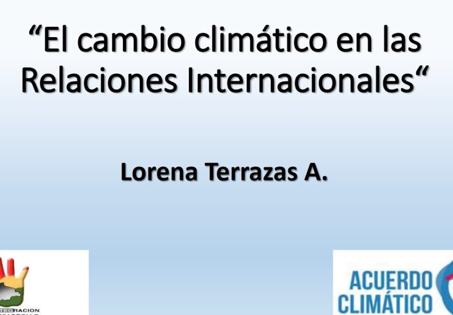 El cambio climático en las Relaciones Internacionales